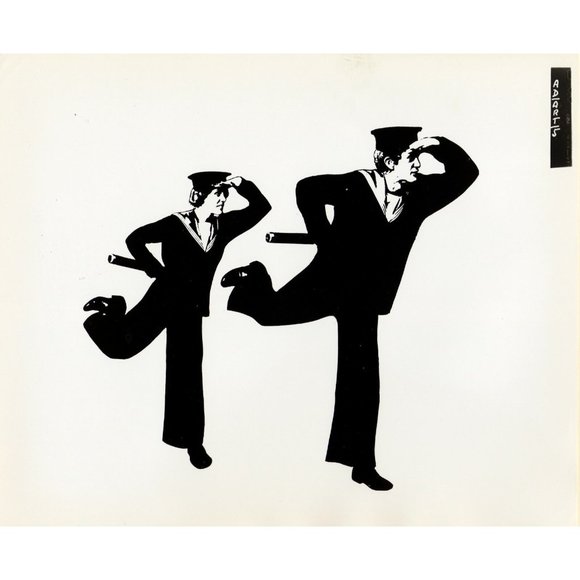 Julie Andrews Ad Art Photograph Star Movie 1968 Sailor Suit 8 x 10 Dancing - Picture 1 of 1